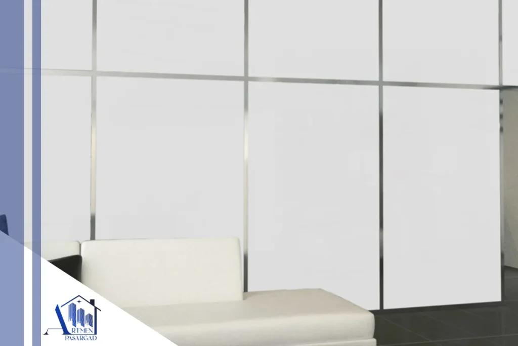 شیشه وین وایت لمینت