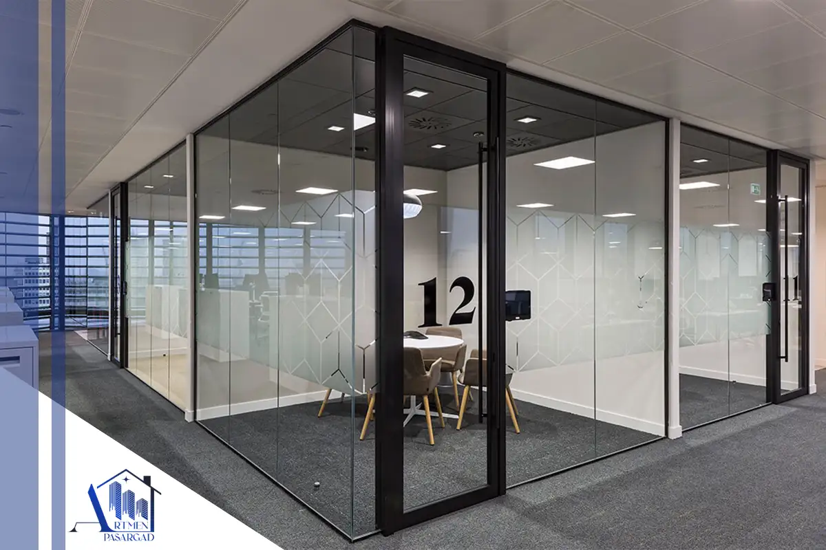 انواع پارتیشن شیشه ای