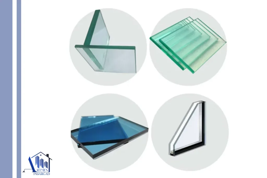 انواع شیشه دوجداره
