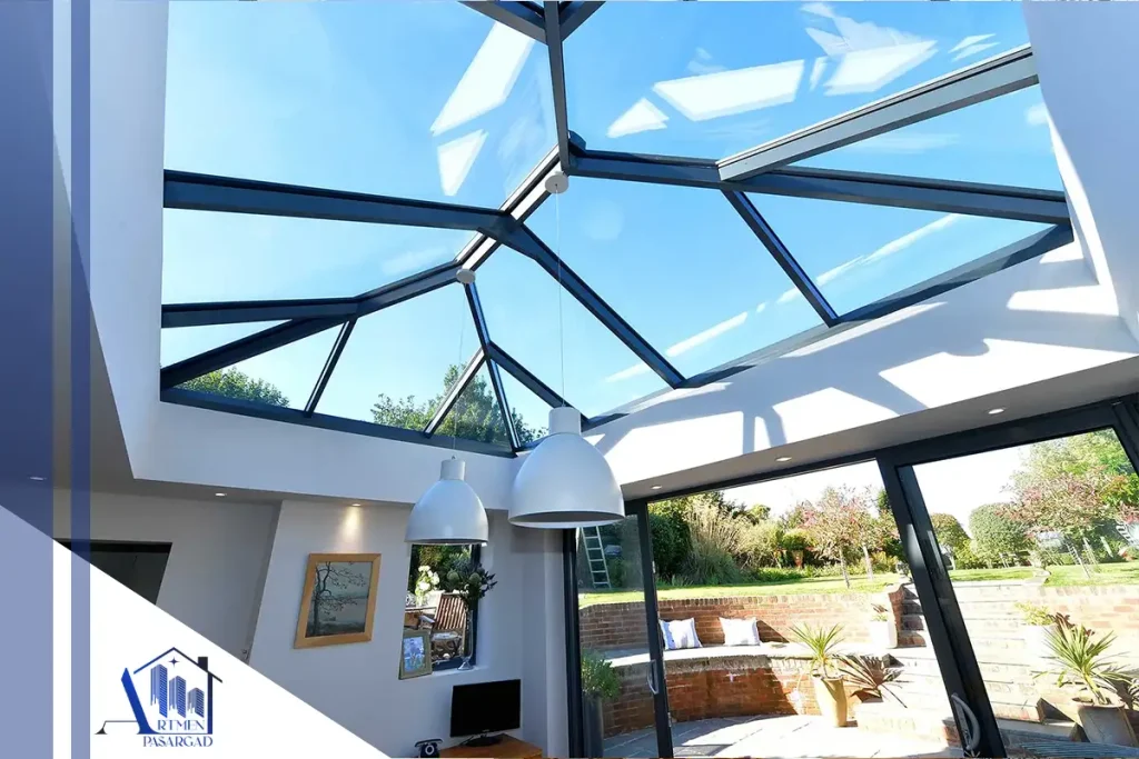 انواع شیشه به کار رفته در سقف‌های شیشه‌ ای