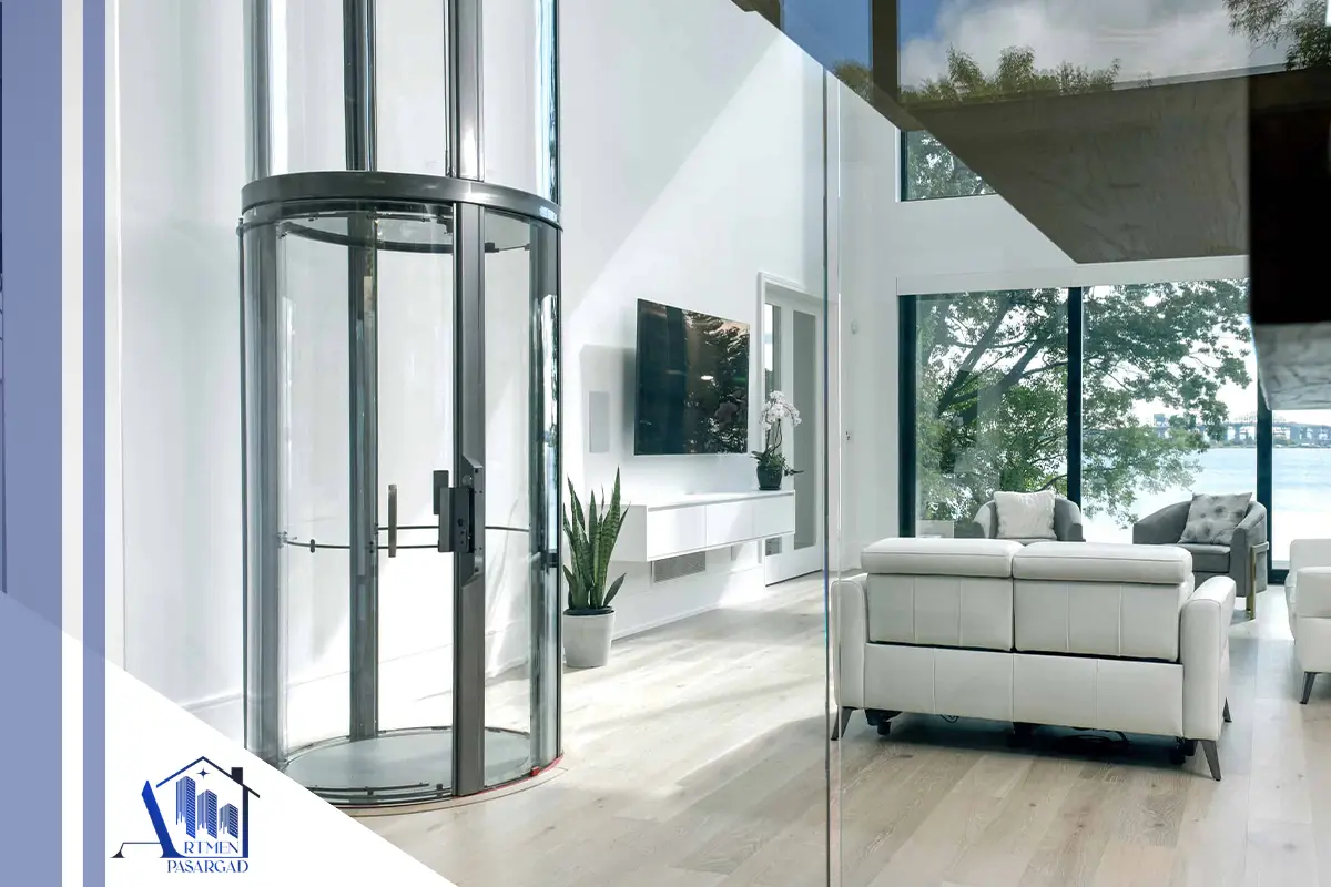 گالری آسانسور شیشه ای 3