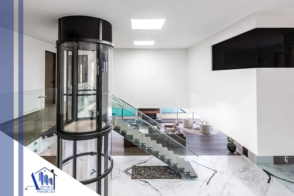 گالری آسانسور شیشه ای 4