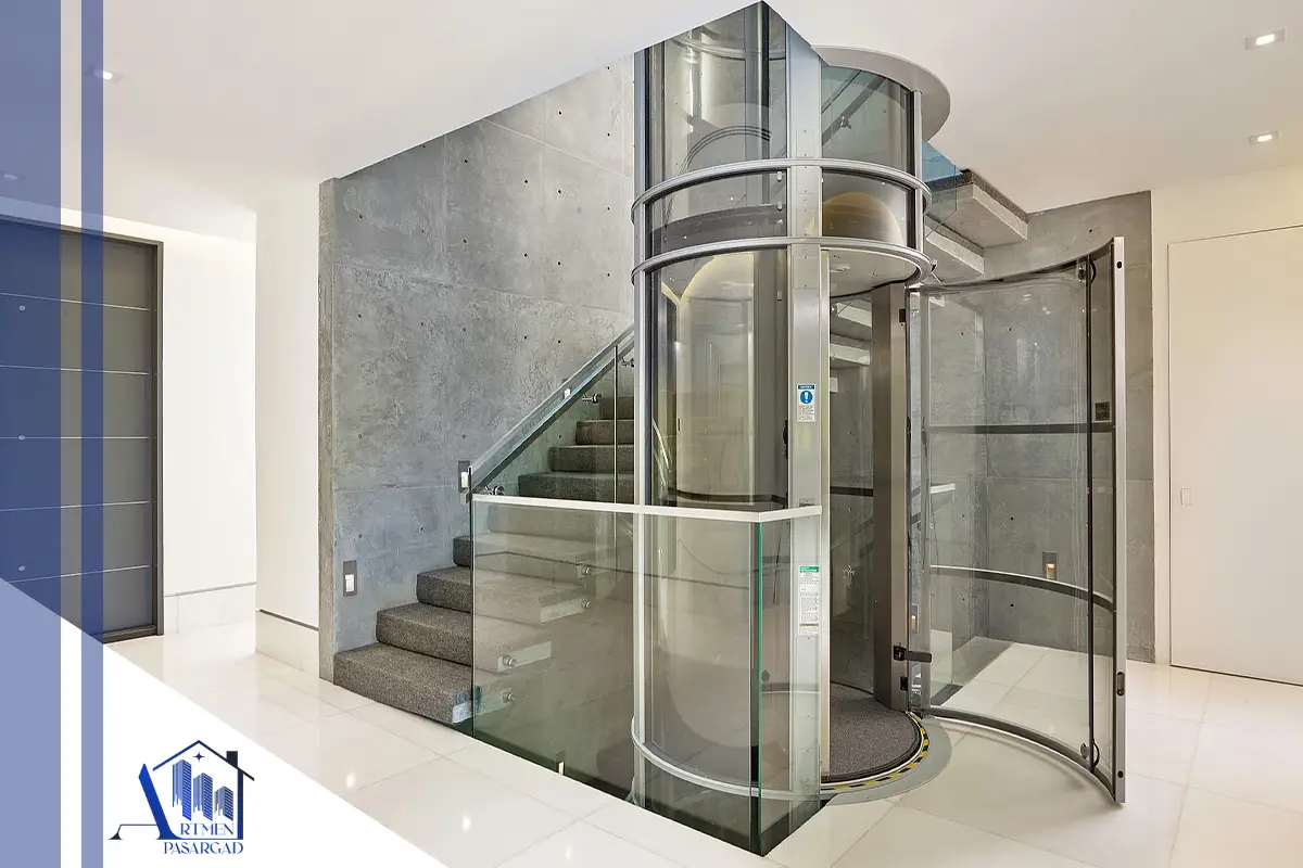 گالری آسانسور شیشه ای 5