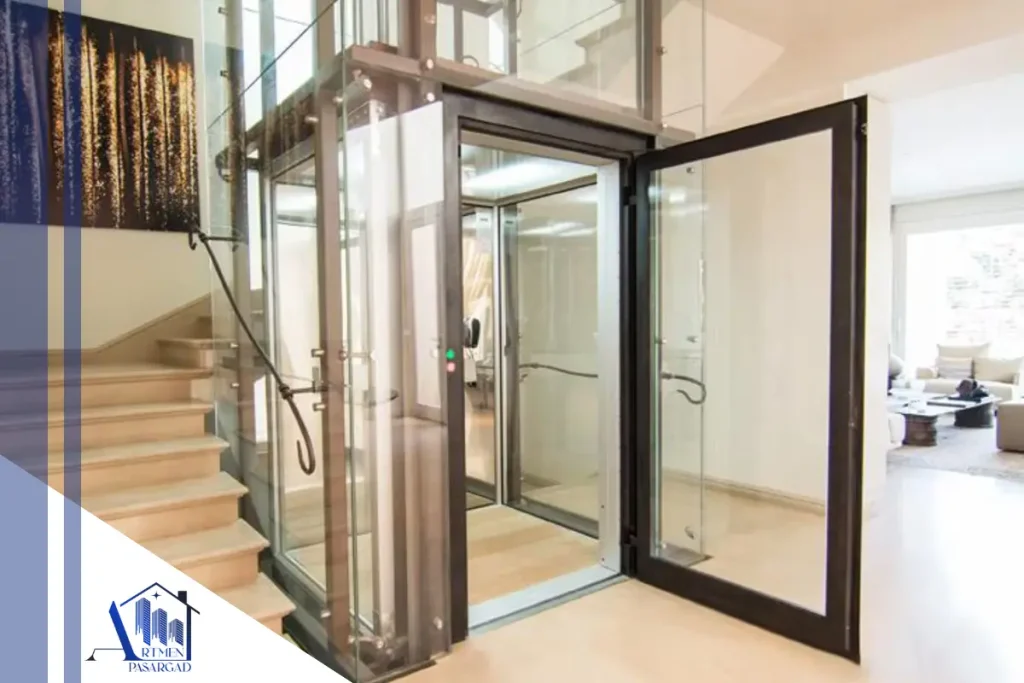 آسانسور شیشه ای هیدرولیکی