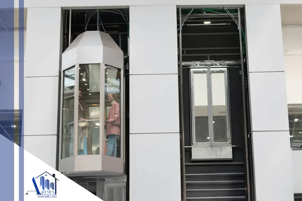 آسانسور شیشه ای کششی