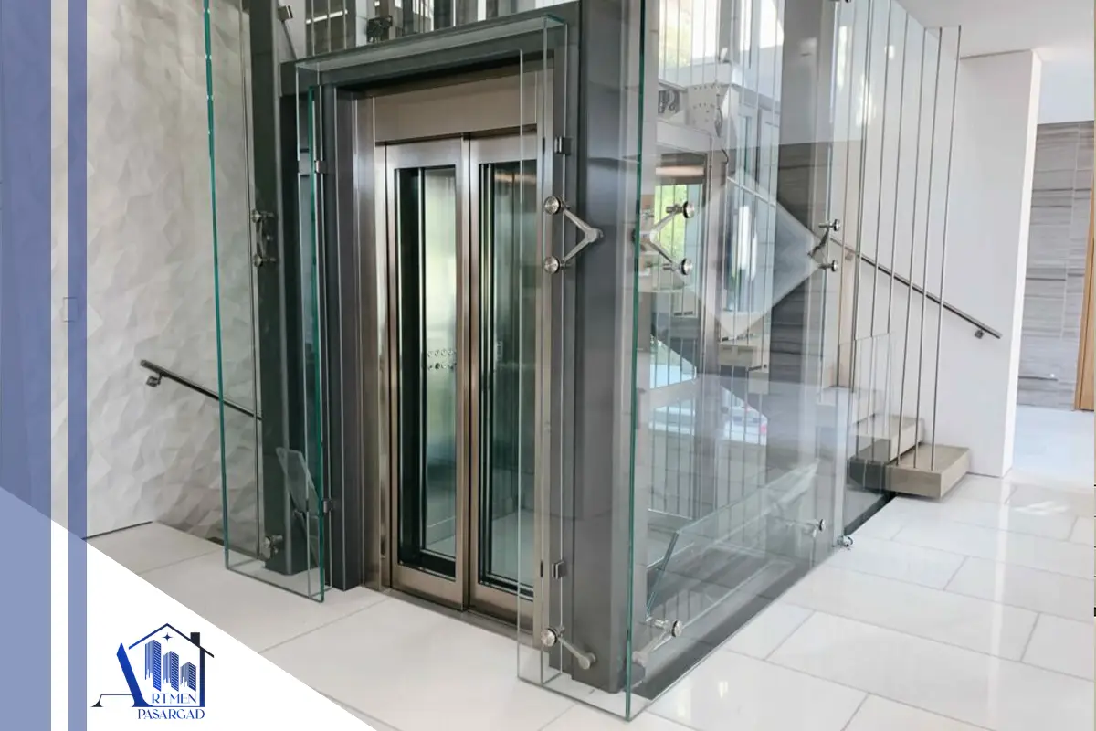 گالری آسانسور شیشه ای 2