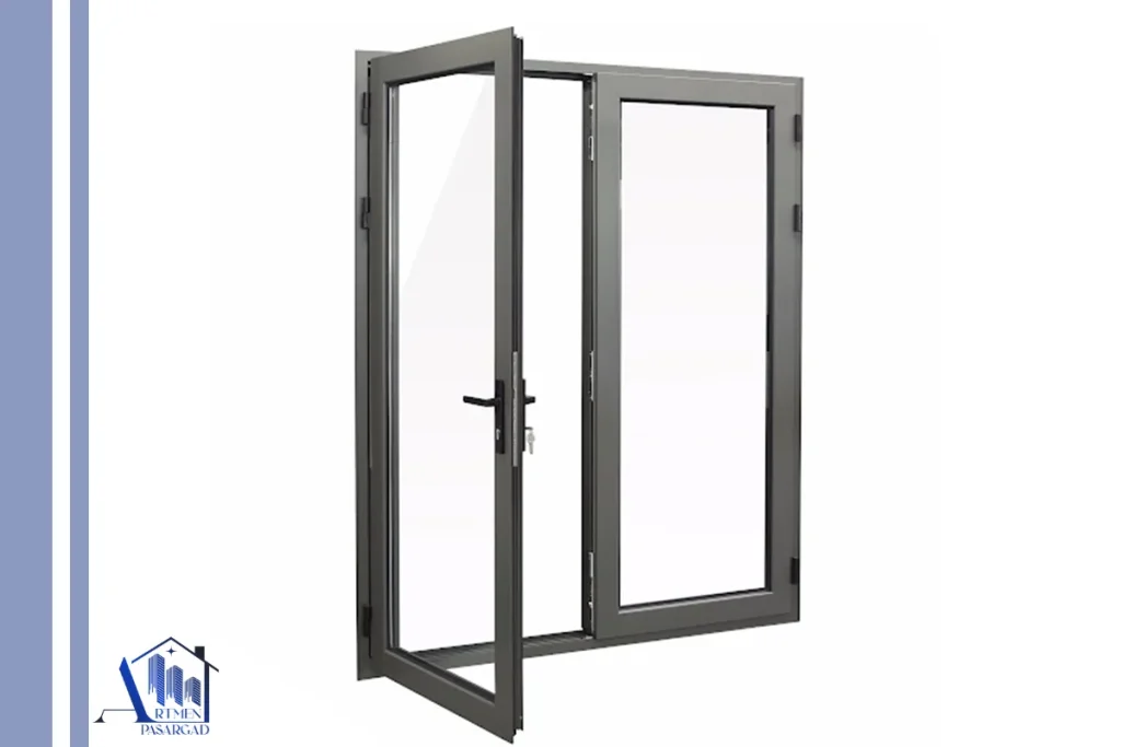 درب آلومینیومی لولایی