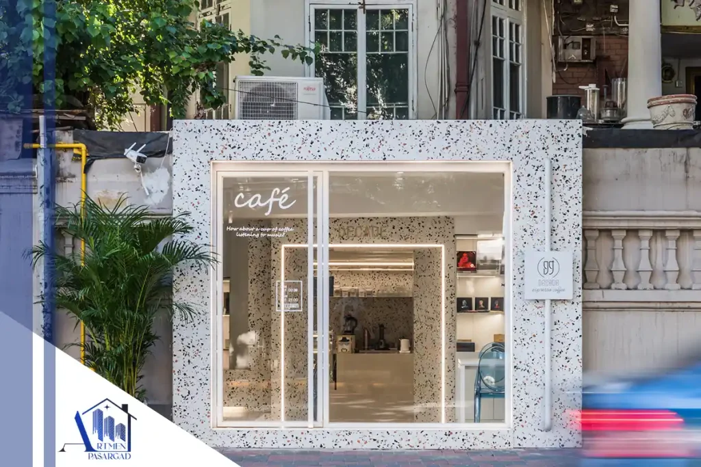 متریال نمای کافی شاپ