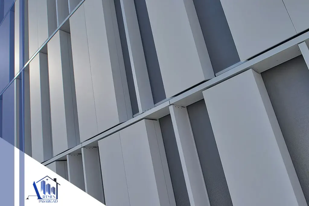 مزایای نمای فلزی