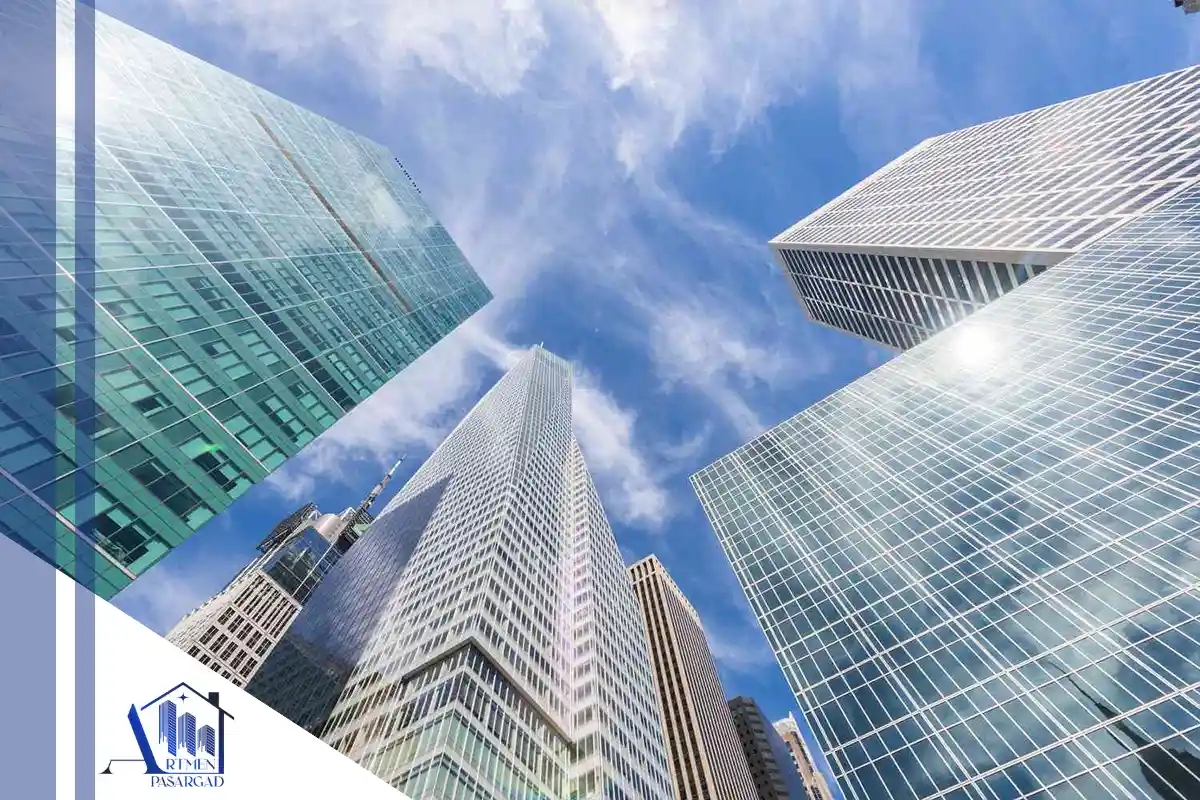 نمای برج تجاری