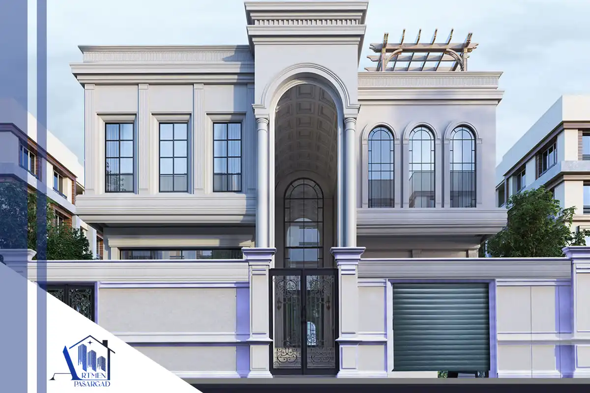 نمای کلاسیک ساده