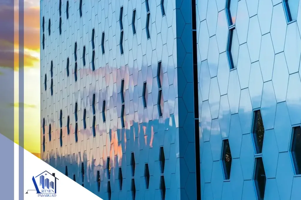 نمای کامپوزیت آینه‌ای