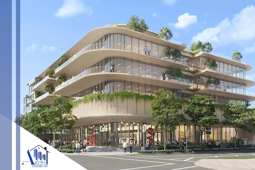 نمای ساختمان تجاری