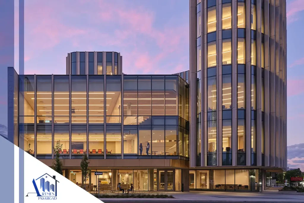 نمای تجاری شیشه ای