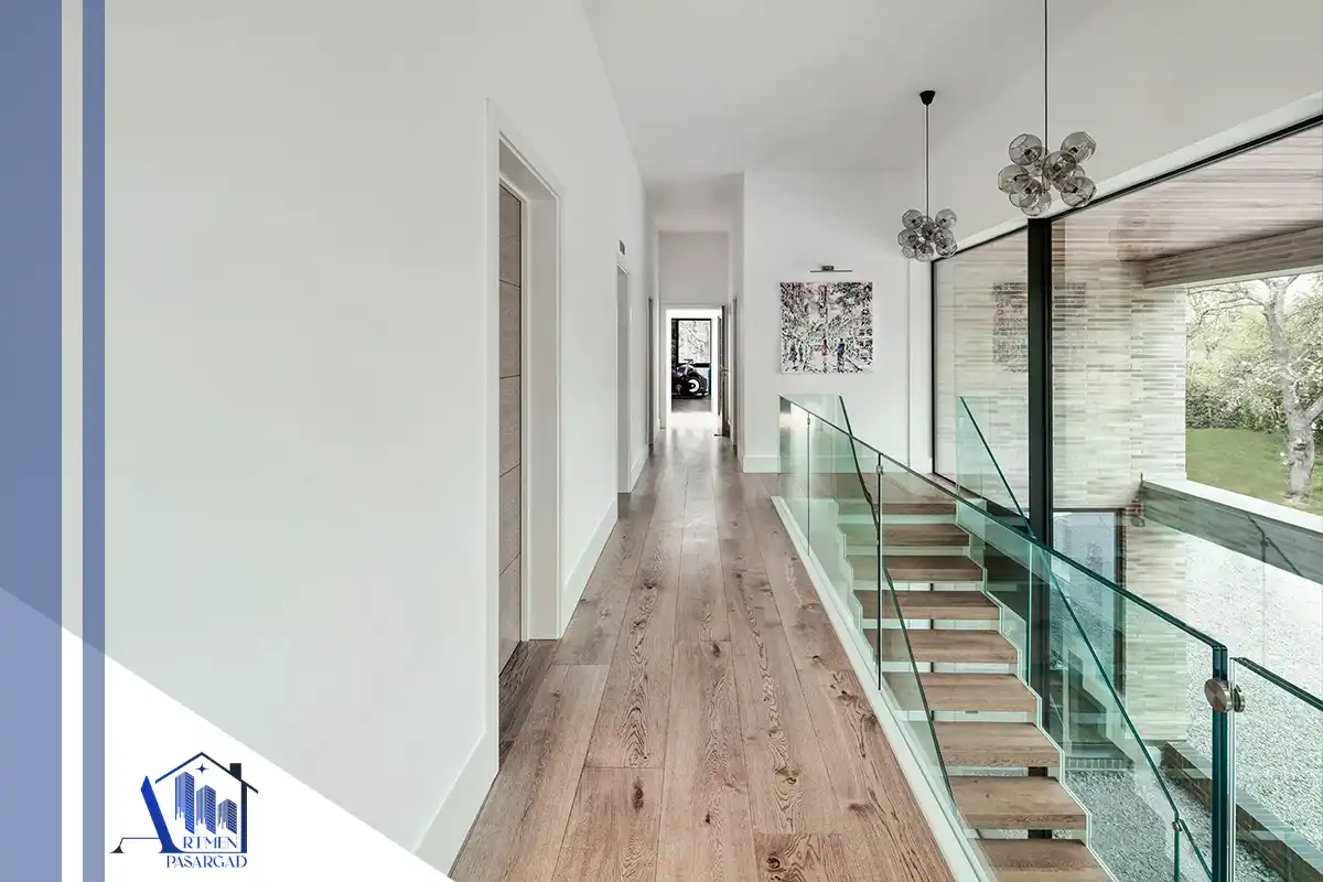 گالری هندریل شیشه ای 5