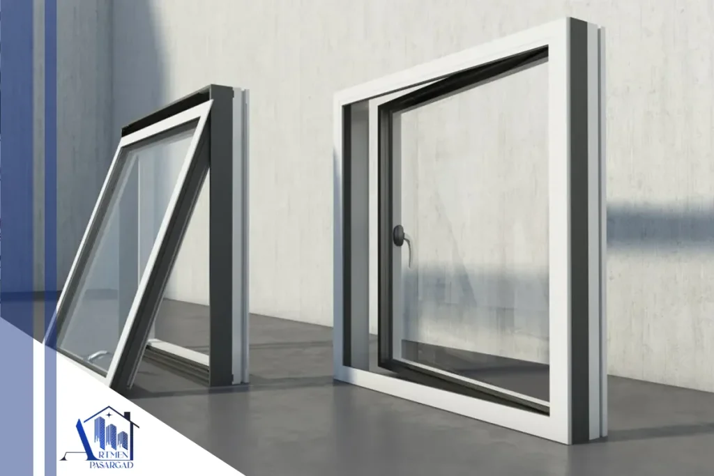 پنجره upvc دوجداره