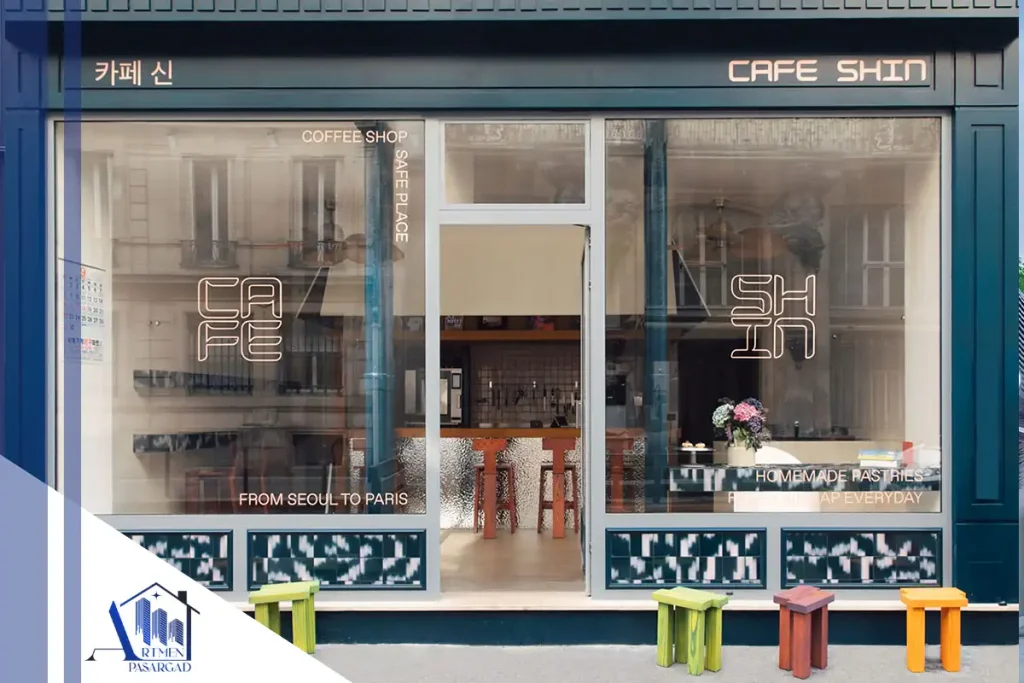 رنگ نمای کافی شاپ