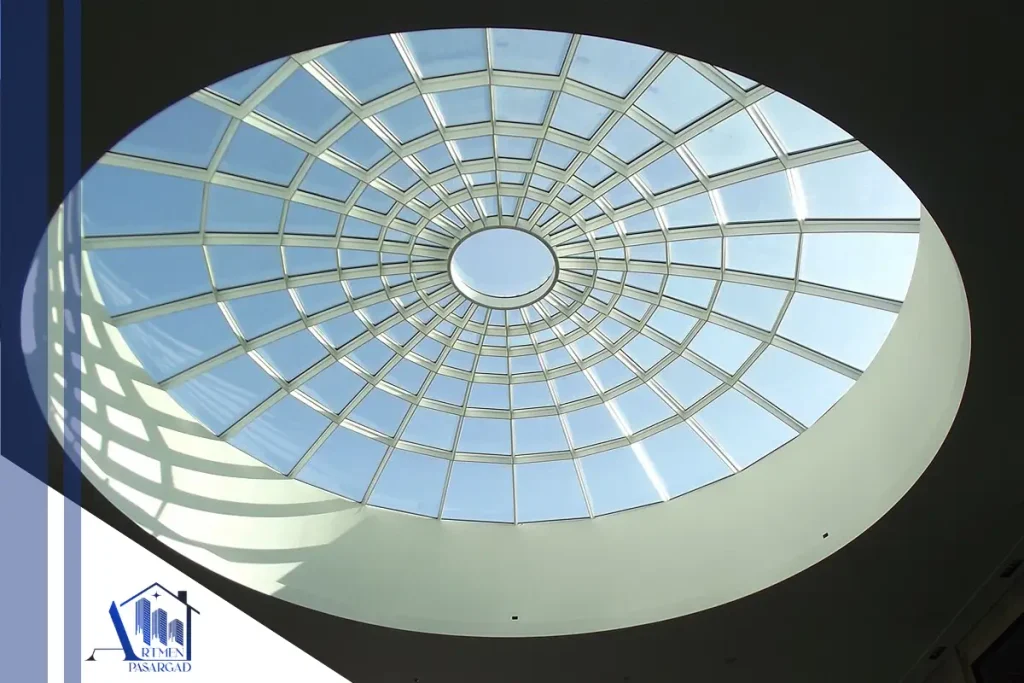 سقف شیشه‌ای گرد